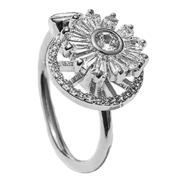 Sunburst Spinner Ring