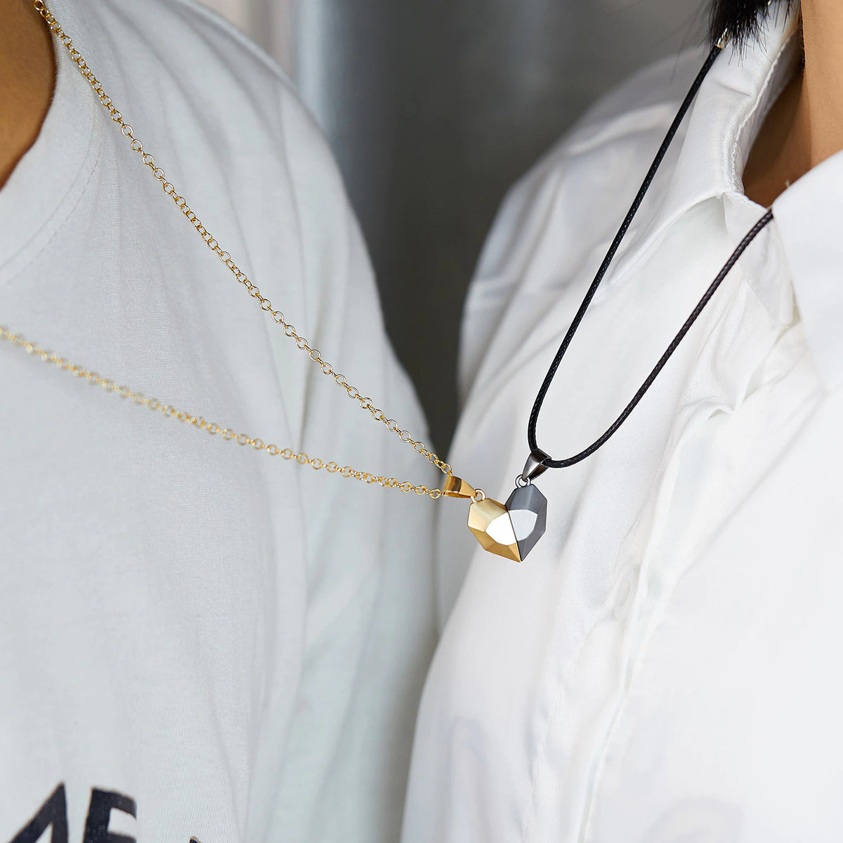 Magnetic Heart Necklaces