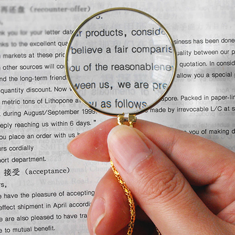 Magnifying Glass Necklace