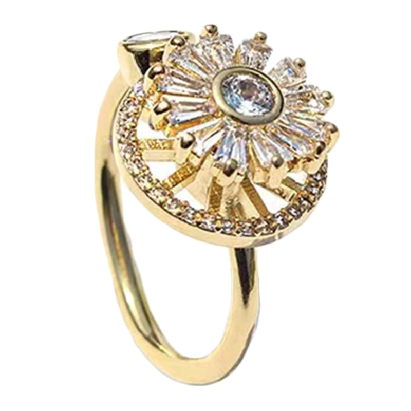 Sunburst Spinner Ring