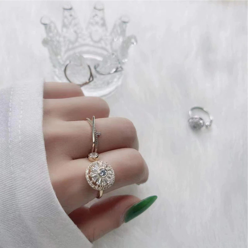 Sunburst Spinner Ring